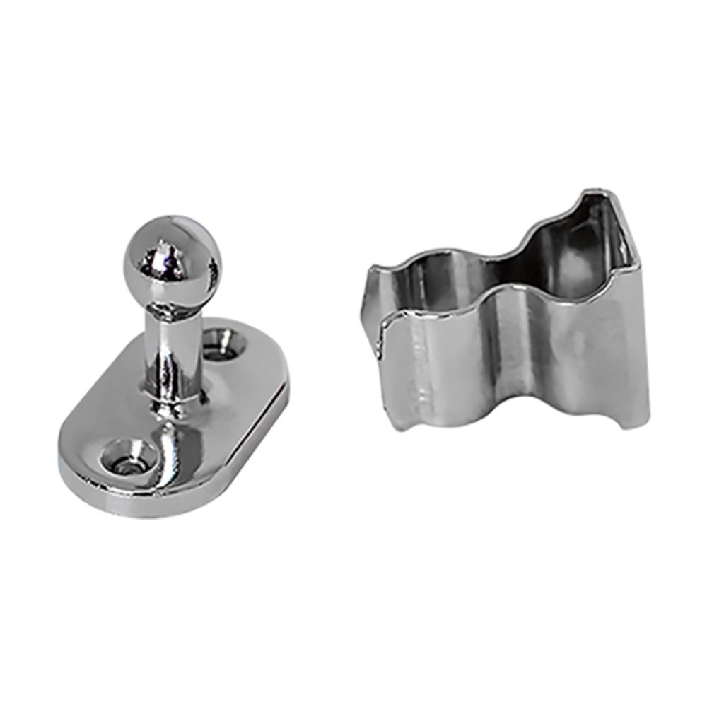 Prendedor de Porta Silvana Universal Niquelado SM