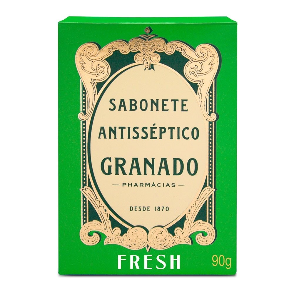 Sabonete Granado Antisséptico Fresh 90g Embalagem com 12 Unidades