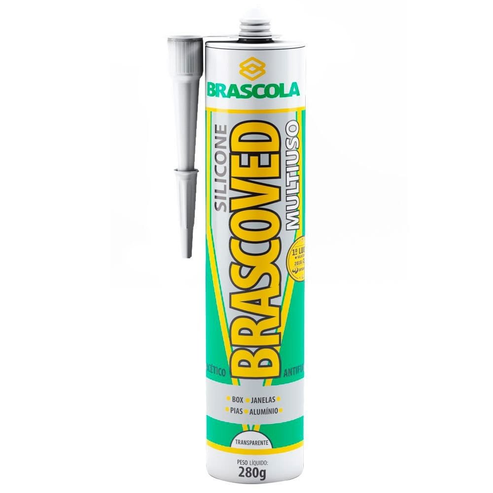 Silicone Eco Selante Brascola Brascoved Cinza 280g