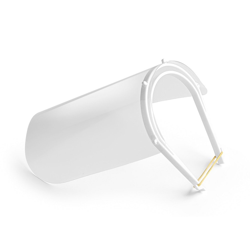 Protetor Facial Atlas AT15000 Plástico Translucido - Embalagem com 5 Unidades