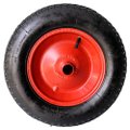Roda para Carrinho de Mão Esfera Completa 3,25x8 Vermelho