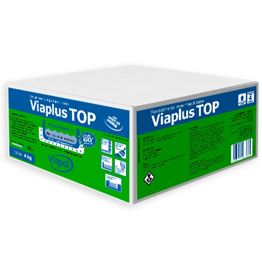 Impermeabilizante Viapol Viaplus Top Argamassa Semi Flexível 4kg