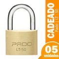 Cadeado Pado LT50 50mm - Caixa com 5 Unidades