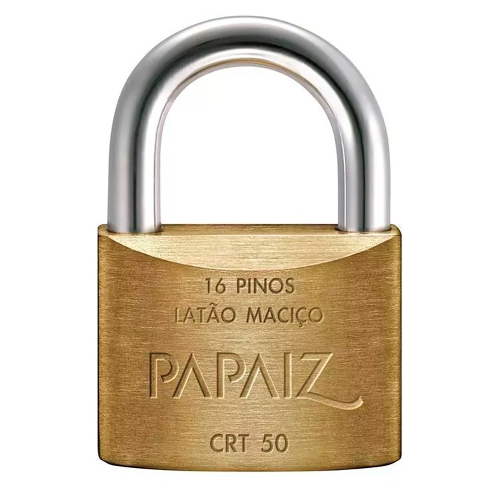 Cadeado Papaiz Tetra Chave 50mm