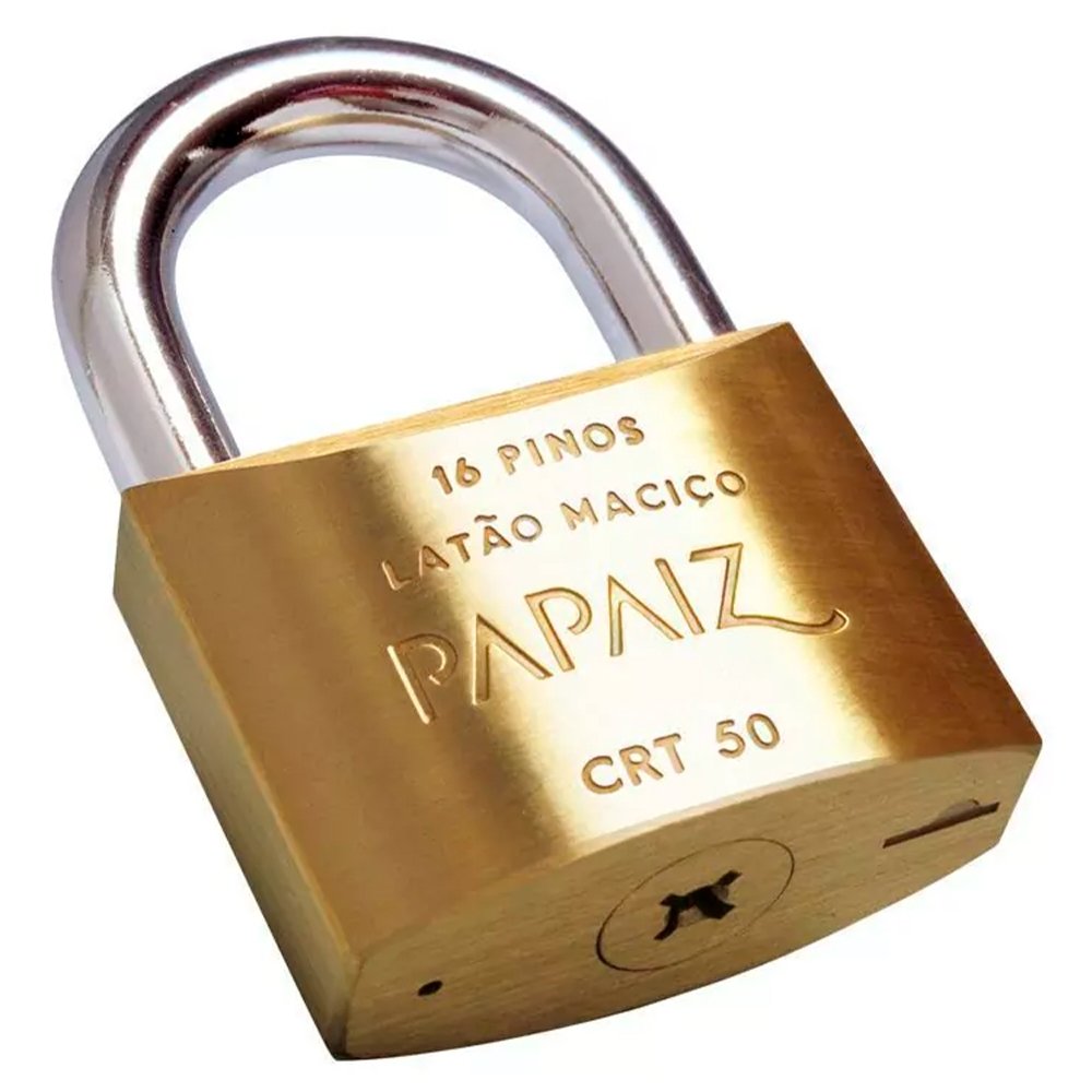 Cadeado Papaiz Tetra Chave 50mm