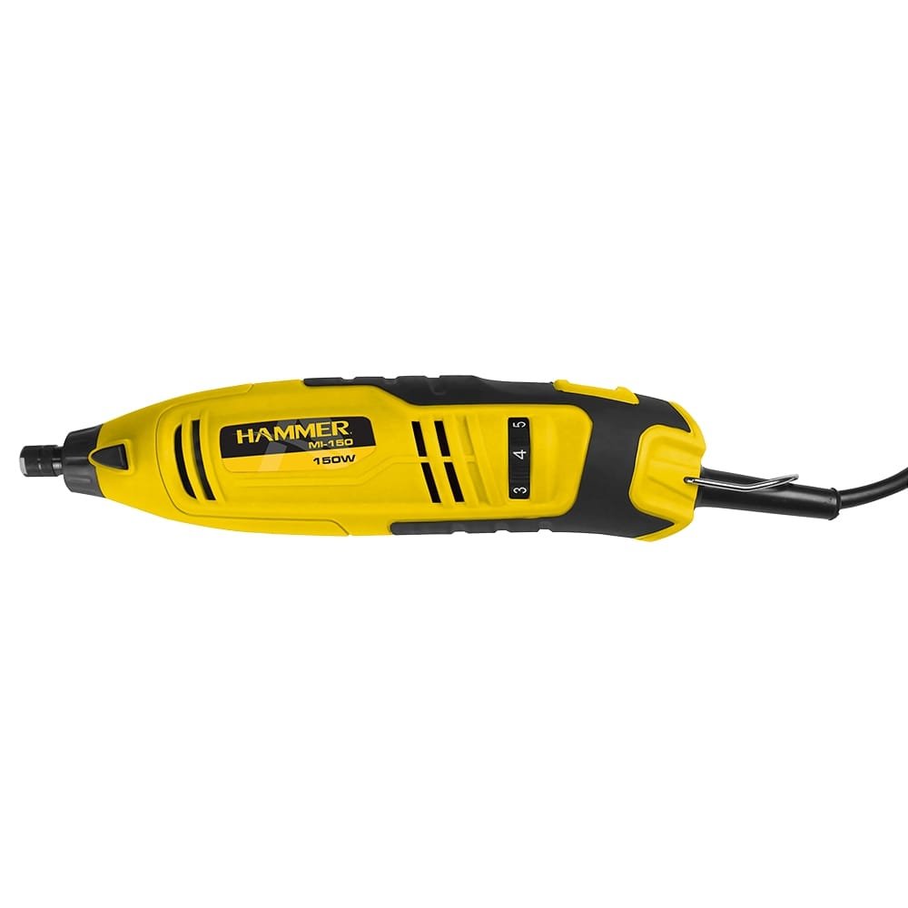 Micro Retifica Hammer GYMI150, 150W, Preto/Amarelo 110V