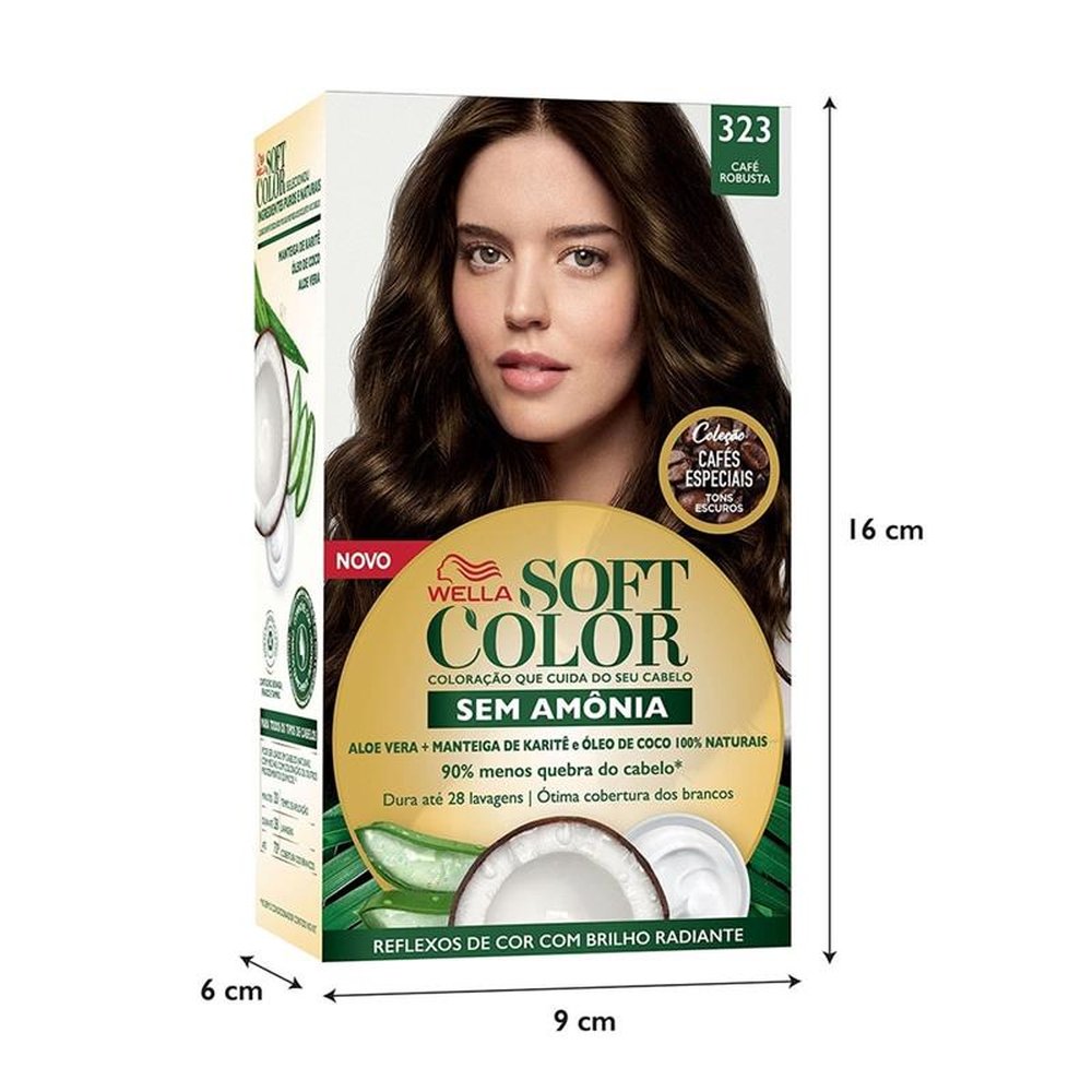 Tintura Soft Color 3.23 Café Robusta, 35g