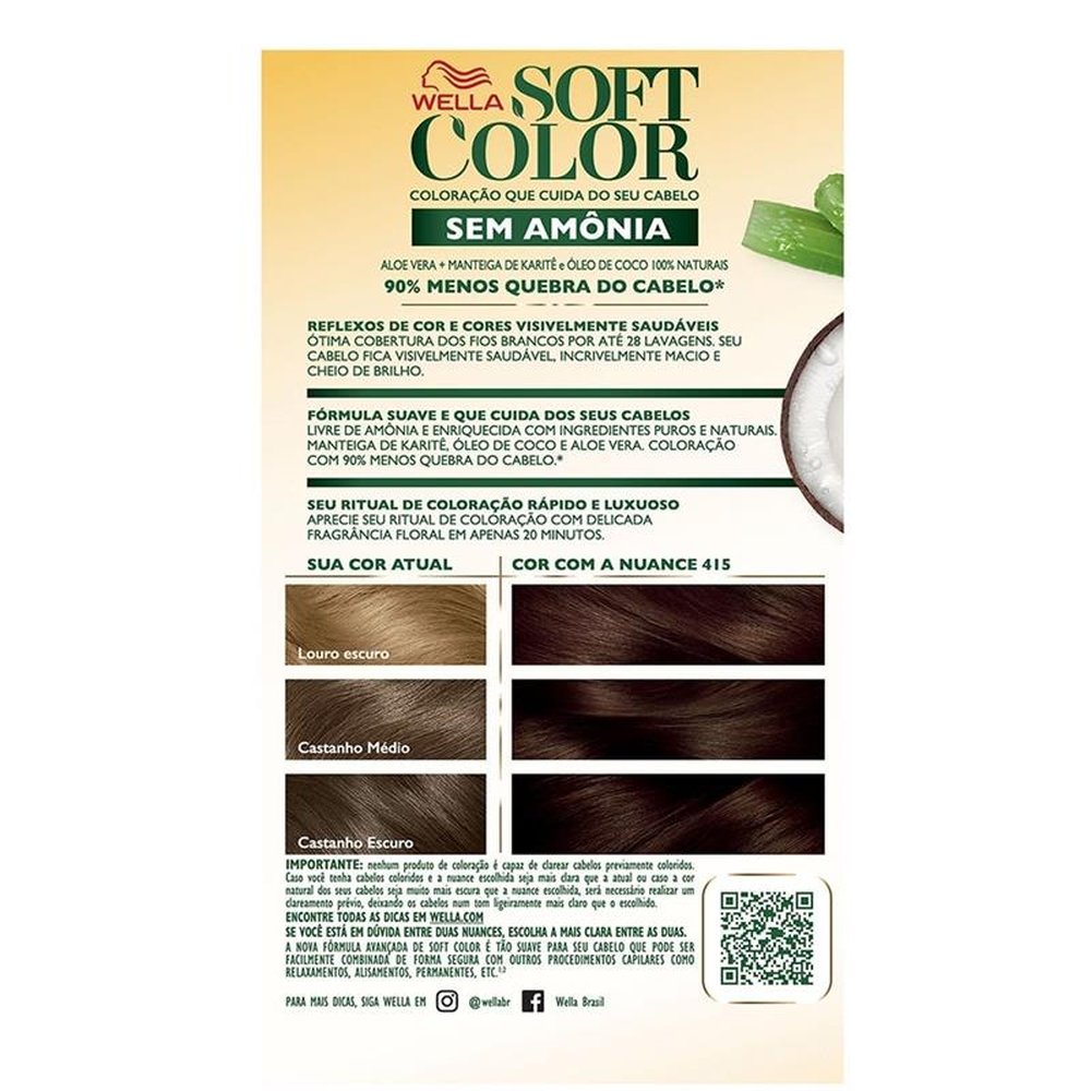 Tintura Soft Color 4.15 Cappuccino 35g