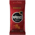 Preservativo Prudence Lubrificado - 6 embalagens com 8 unidades - Promoção Leve 8 e Pague 6