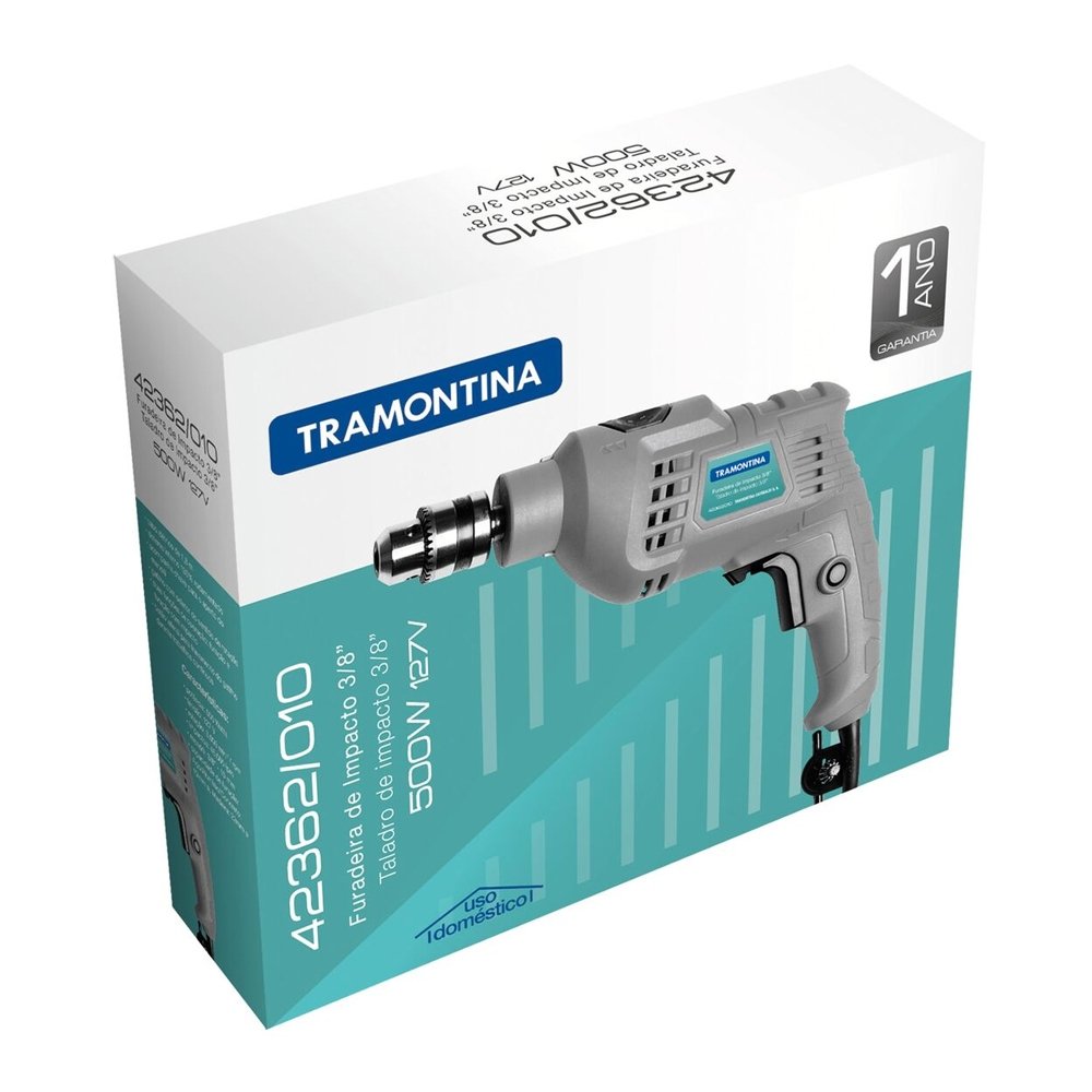 Furadeira de Impacto Tramontina 3/8" 42362/010 500W 110V