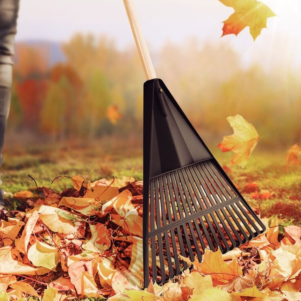 Vassoura Jardim Tramontina Plástica 18 Dentes com Cabo 120cm