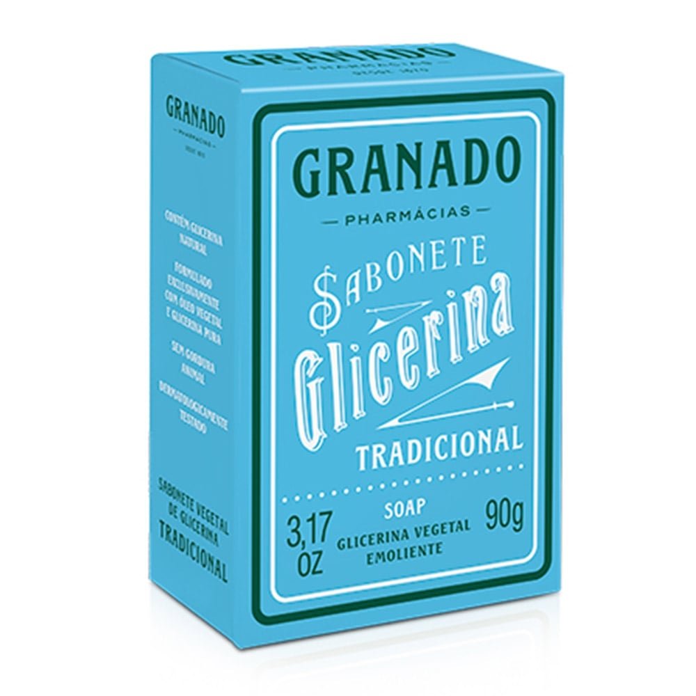 Sabonete Granado Glicerina 90g Embalagem com 12 Unidades