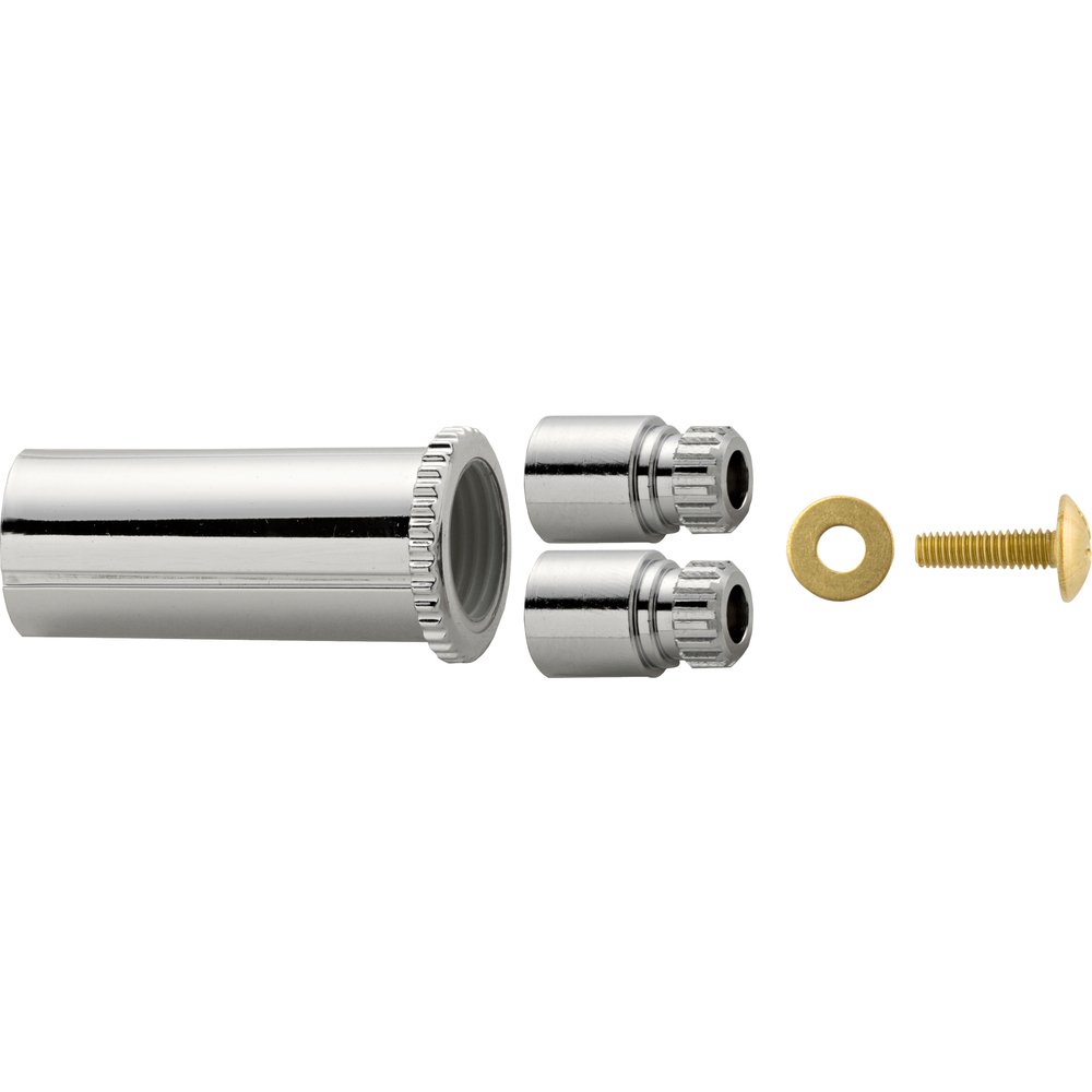 Prolongador de ABS Blukit Cromado p/ Registro Deca de 20mm