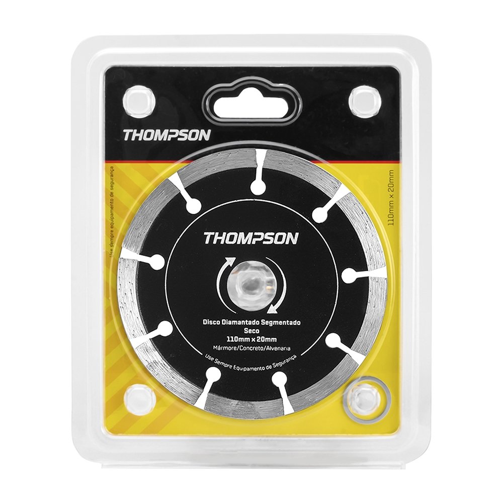 Disco Thompson Diamantado Segmentado 110x20mm