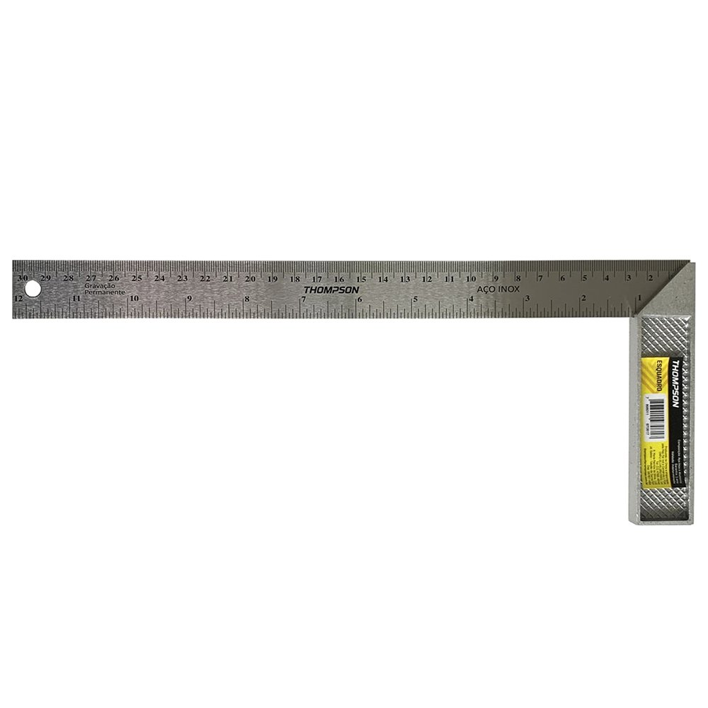 Esquadro Zamak Thompson Simpell Cabo Metálico 12P 30cm
