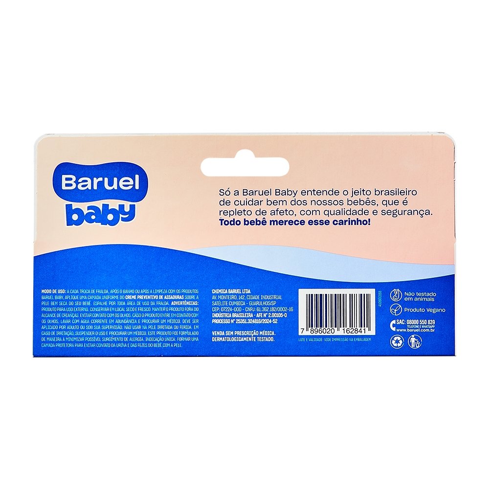 Creme Preventivo para Assadura Baruel Baby N 45g - Embalagem com 6 Unidades