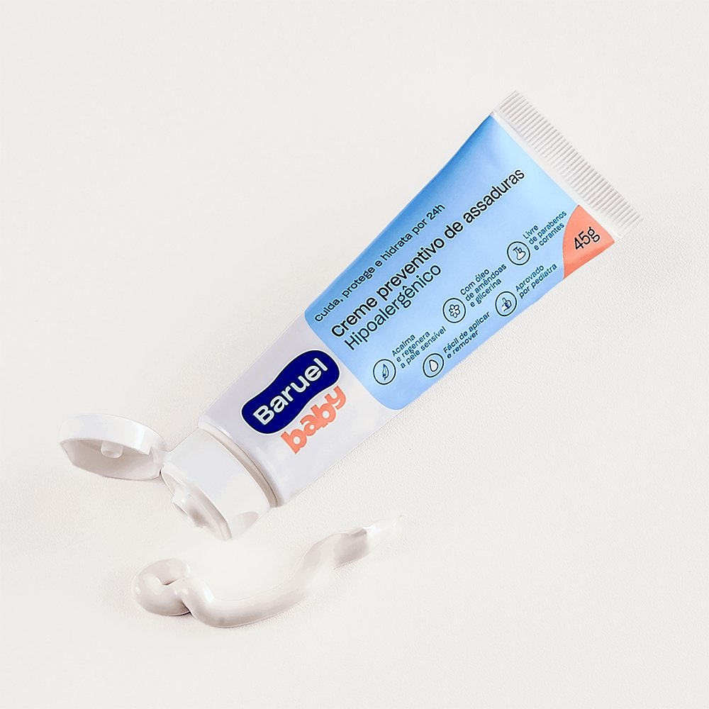 Creme Preventivo para Assadura Baruel Baby N 45g - Embalagem com 6 Unidades