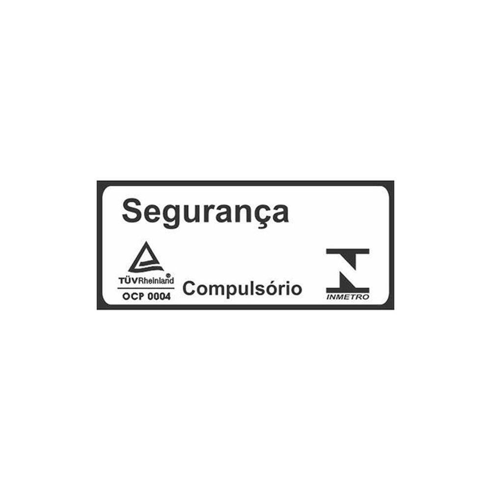 Tomada Barra Ilumi Quadrupla 2 Polos + Terra Branca 10A 250V