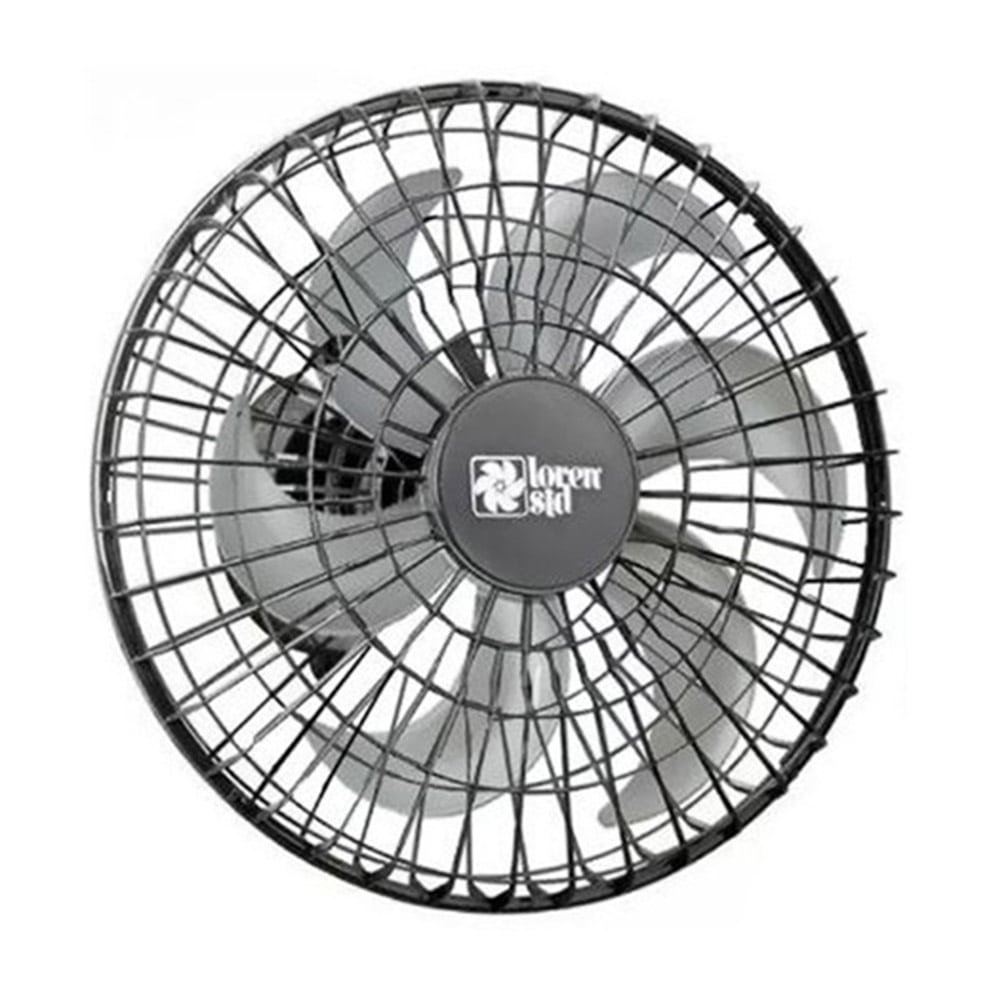 Ventilador de Teto 50cm Loren Sid, Orbital, Preto, Bivolt