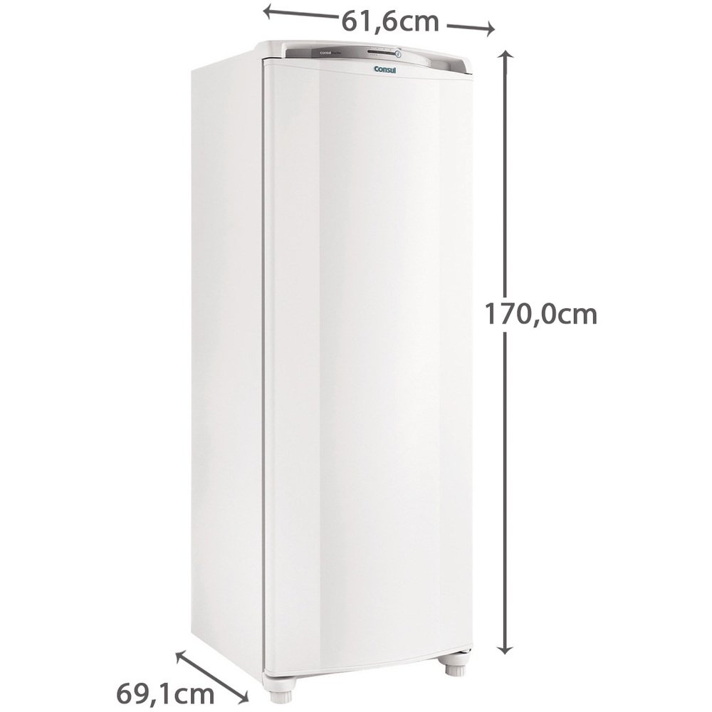 Geladeira/Refrigerador Consul 342 Litros CRB39A - Frost Free, 1 Porta,  Gavetão Hortifruti Branca, Branco,  220V