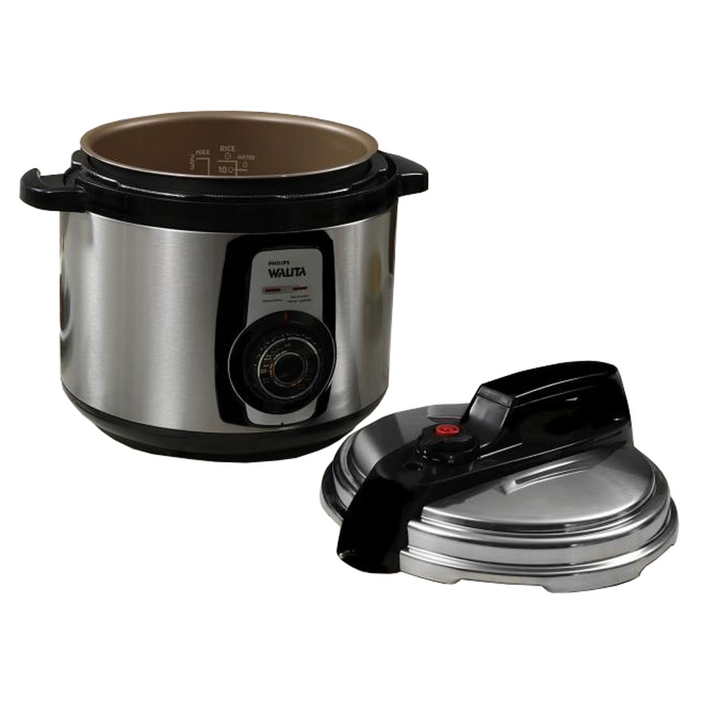 Panela Elétrica de Pressão Walita RI3103 - 5 Litros, Aço Inoxidável, 220V