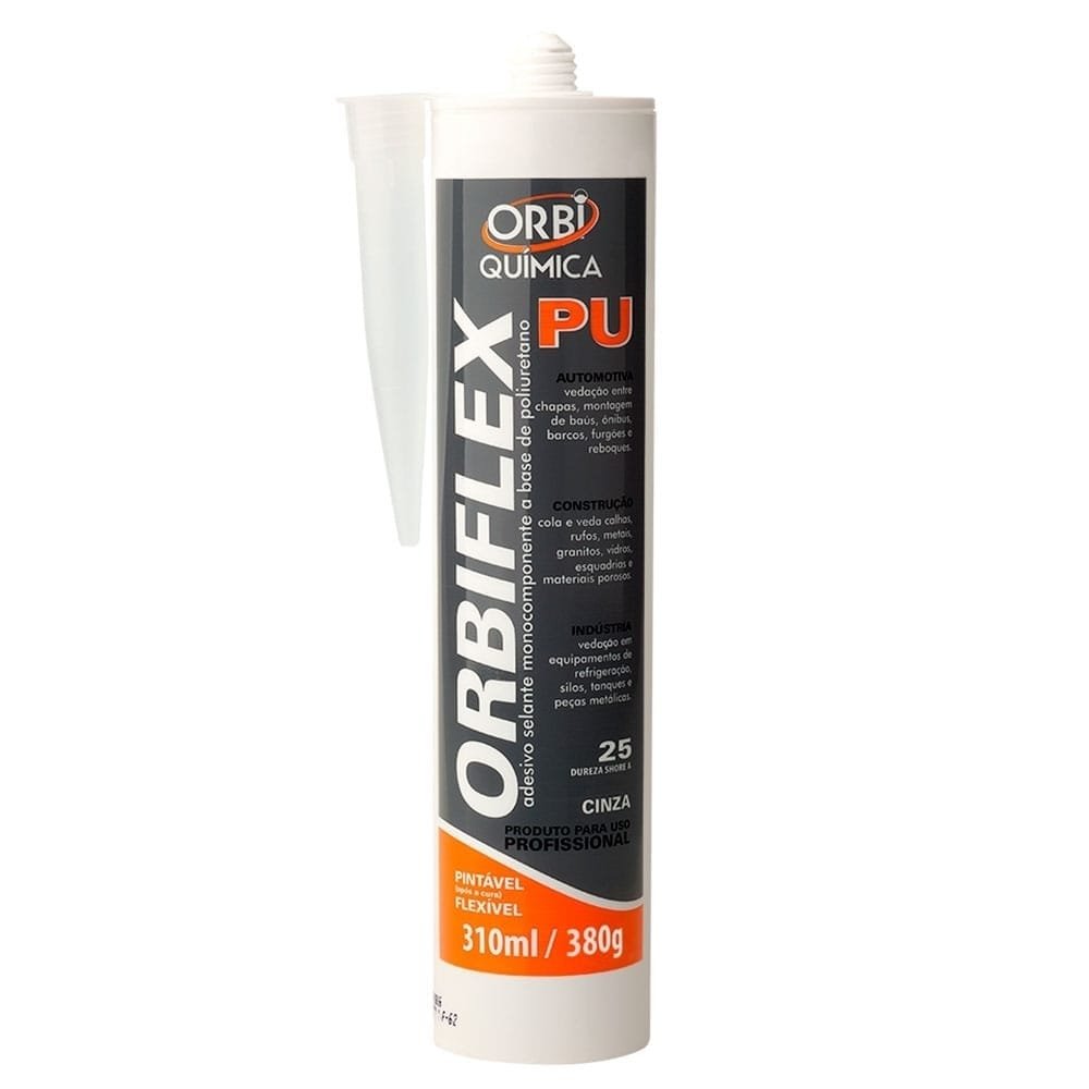 Adesivo Selante Orbiflex PU40 Cinza 230ml/380g