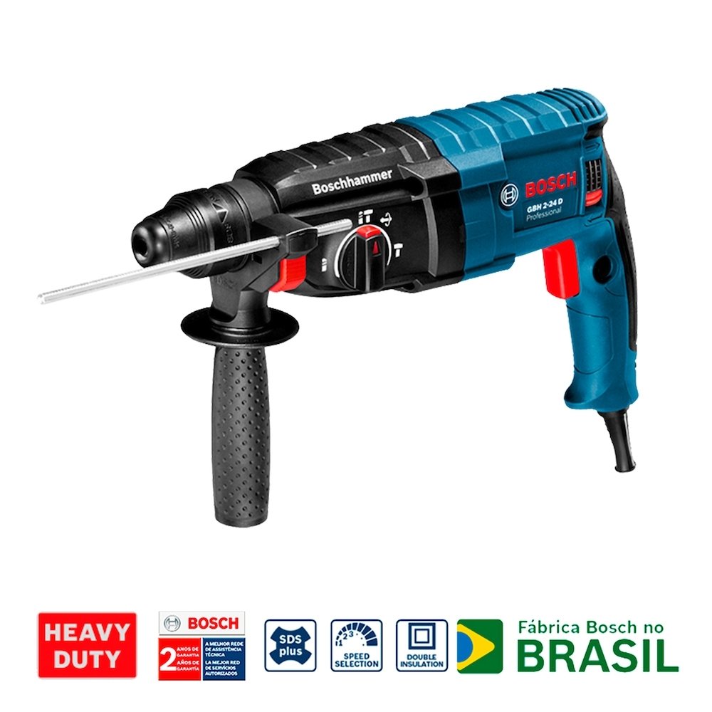 Martelete Perfurador/Rompedor Bosch GBH 2 24 820W 110V