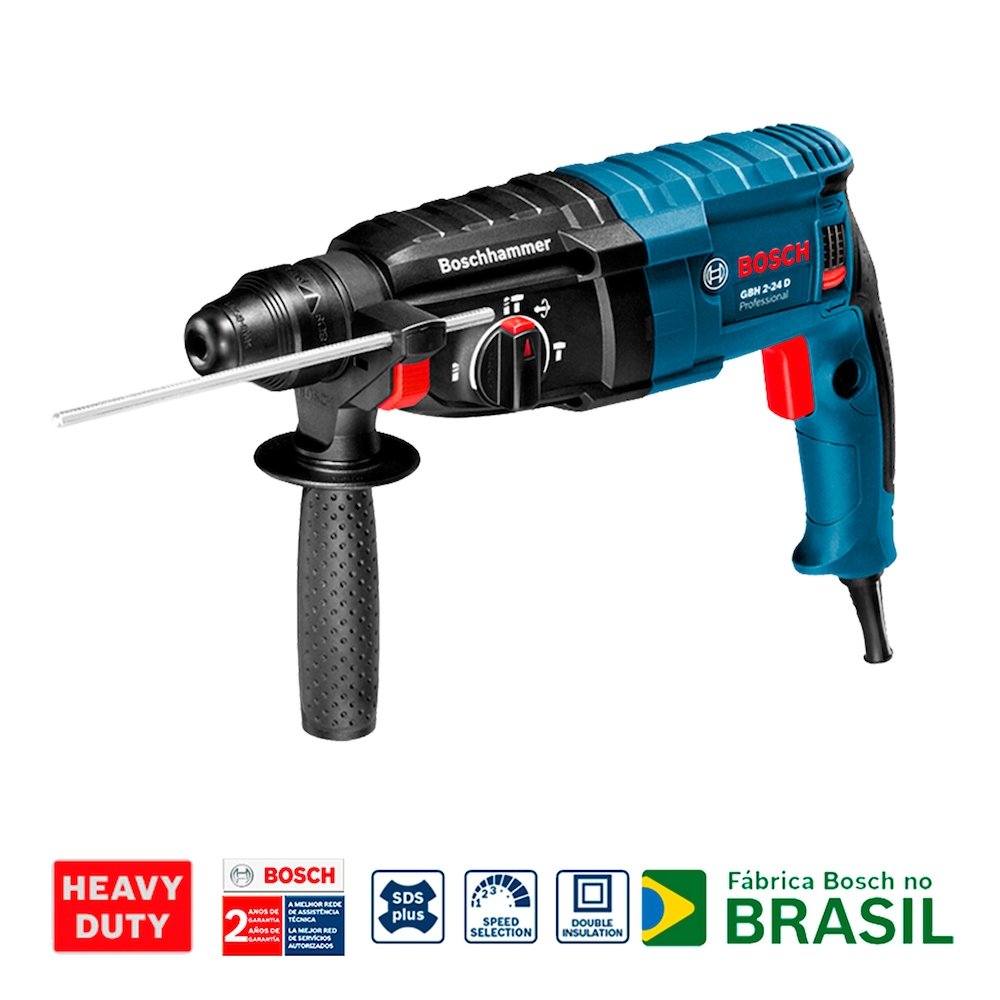 Martelete Perfurador/Rompedor Bosch GBH 2 24 820W 220V