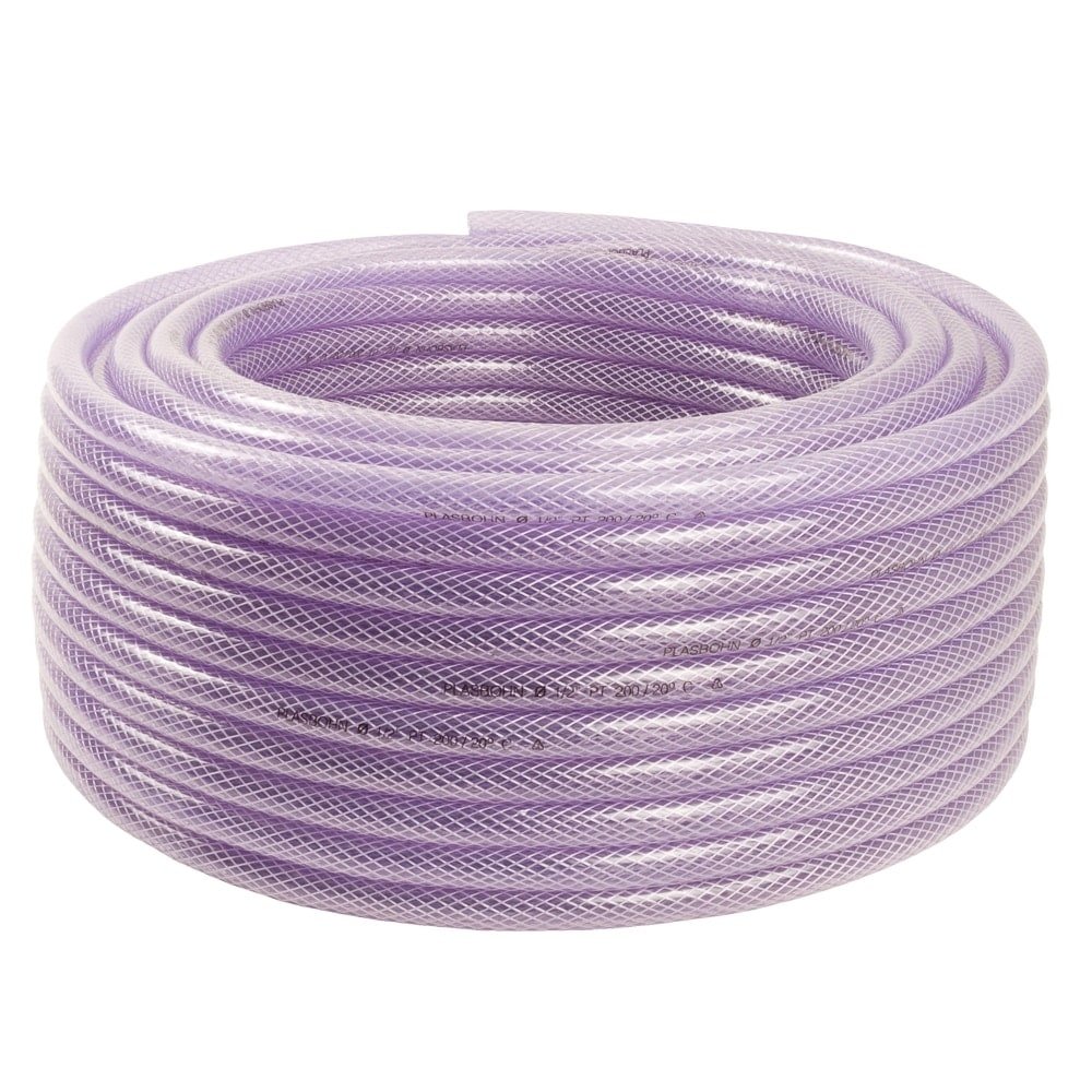 Mangueira Pneumática Plasbohn PT200 Libras 5/16 x 1,6mm Trançada 50m