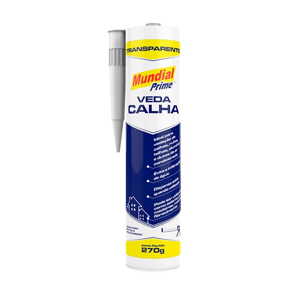 Veda Calha Mundial Prime Transparente 300ml/270g
