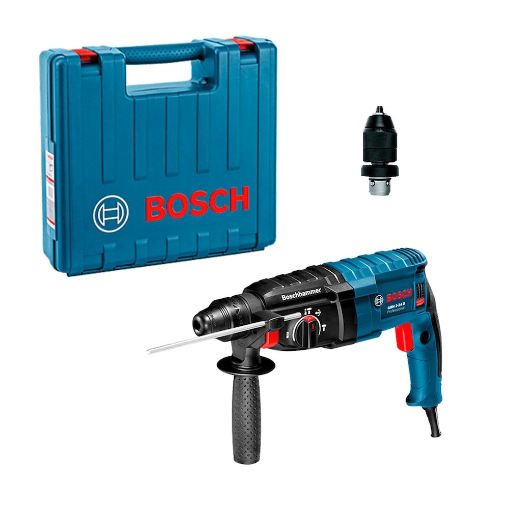 Martelete Perfurador/Rompedor Bosch GBH 2 24D 820W Mandril Extra 110V