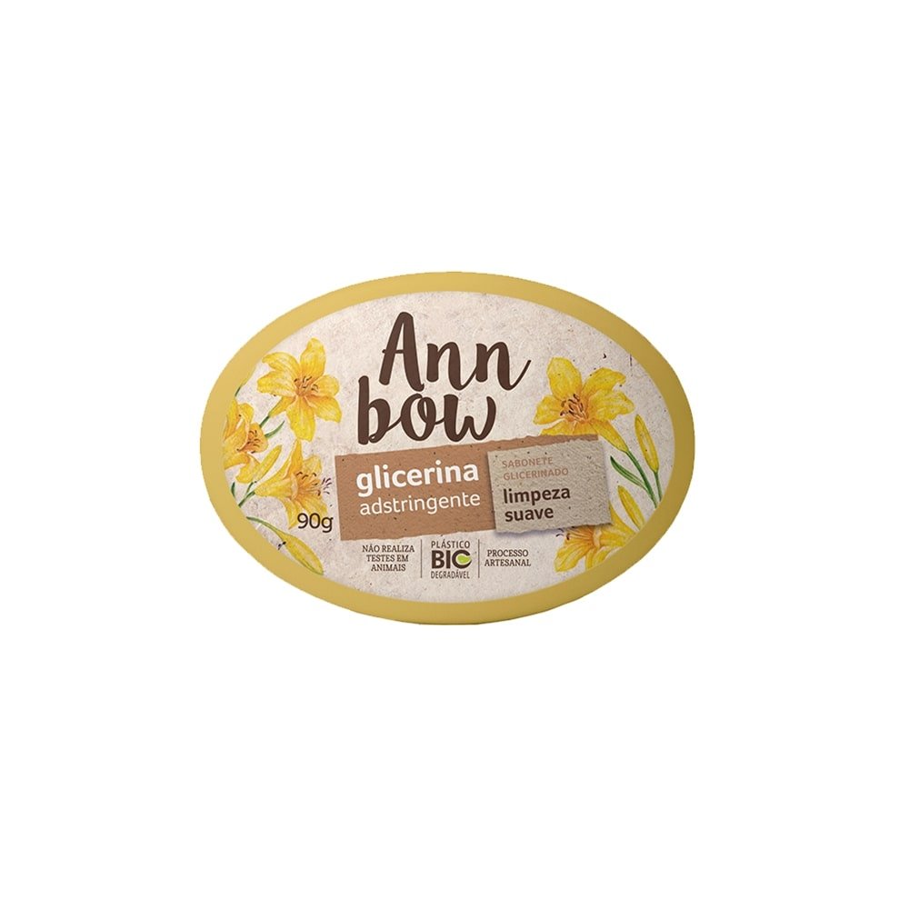 Sabonete Ann Bow Glicerina 90g Embalagem com 48 Unidades