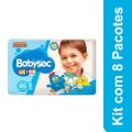 Fralda Descartável Babysec Ultra Jumbinho Galinha Pintadinha Tamanho XXG - 8 Pacotes com 12 Fraldas - Total 96 Tiras