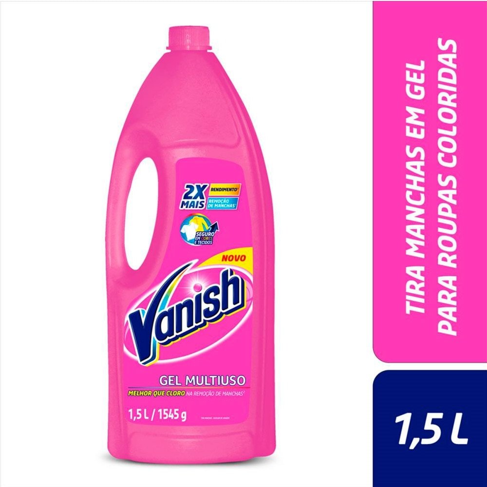 Alvejante Sem Cloro Vanish 1,5L - Embalagem c/ 6 Unidades