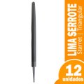 Lima Serrote Starrett Triangular Delgada 4P - Embalagem com 12 Unidades