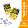 Grampo Gerdau para Cerca Polido 7/8x12P 1kg - Embalagem com 20 Unidades