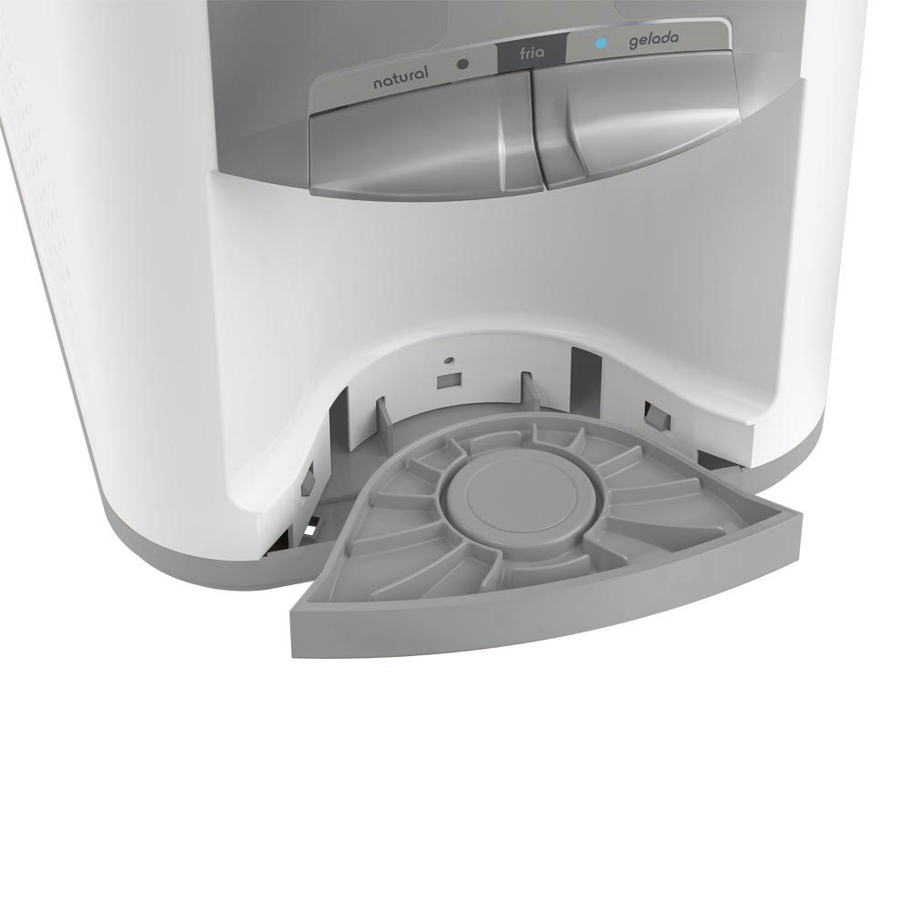 Bebedouro de Água de Mesa Esmaltec Gelagua EGM30 - com Compressor Branco/Cinza 220V