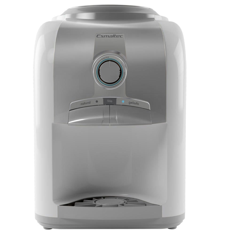 Bebedouro de Água de Mesa Esmaltec Gelagua EGM30 - com Compressor Branco/Cinza 220V