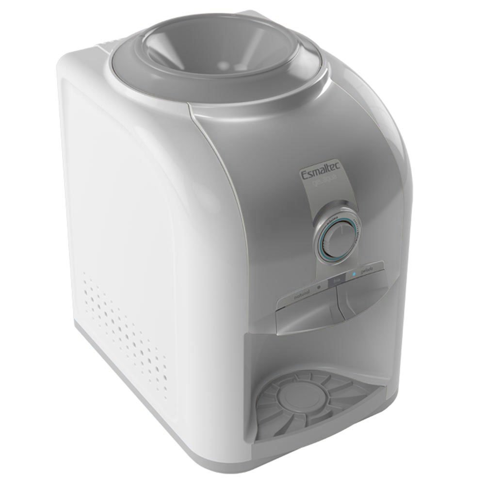 Bebedouro de Água de Mesa Esmaltec Gelagua EGM30 - com Compressor Branco/Cinza 220V