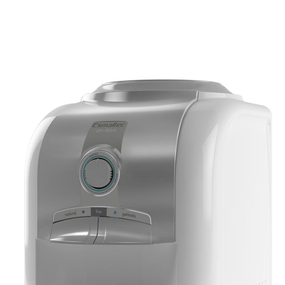 Bebedouro de Água de Mesa Esmaltec Gelagua EGM30 - com Compressor Branco/Cinza 220V