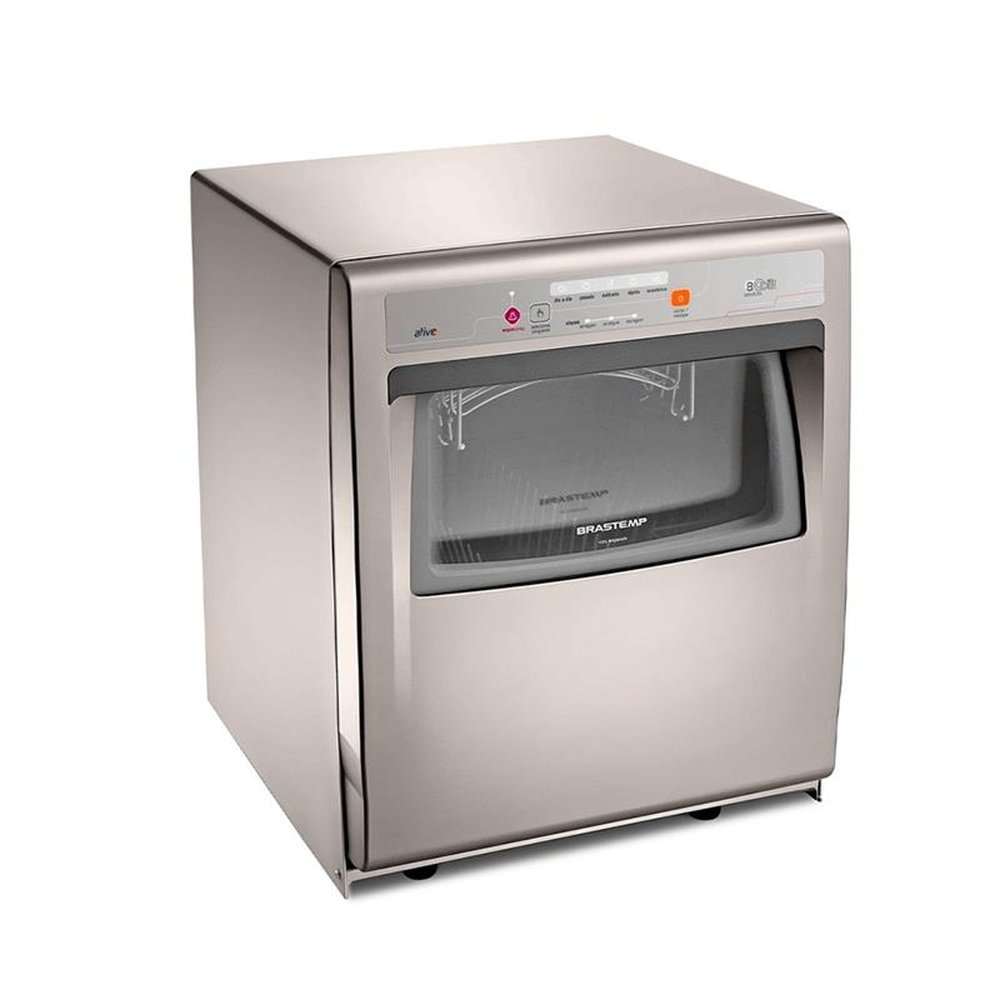 Lava-Louças Brastemp BLF08 8AS Serviços, 5 Ciclos de Lavagem, Compacta com Ciclo Pesado, Prata, 220V