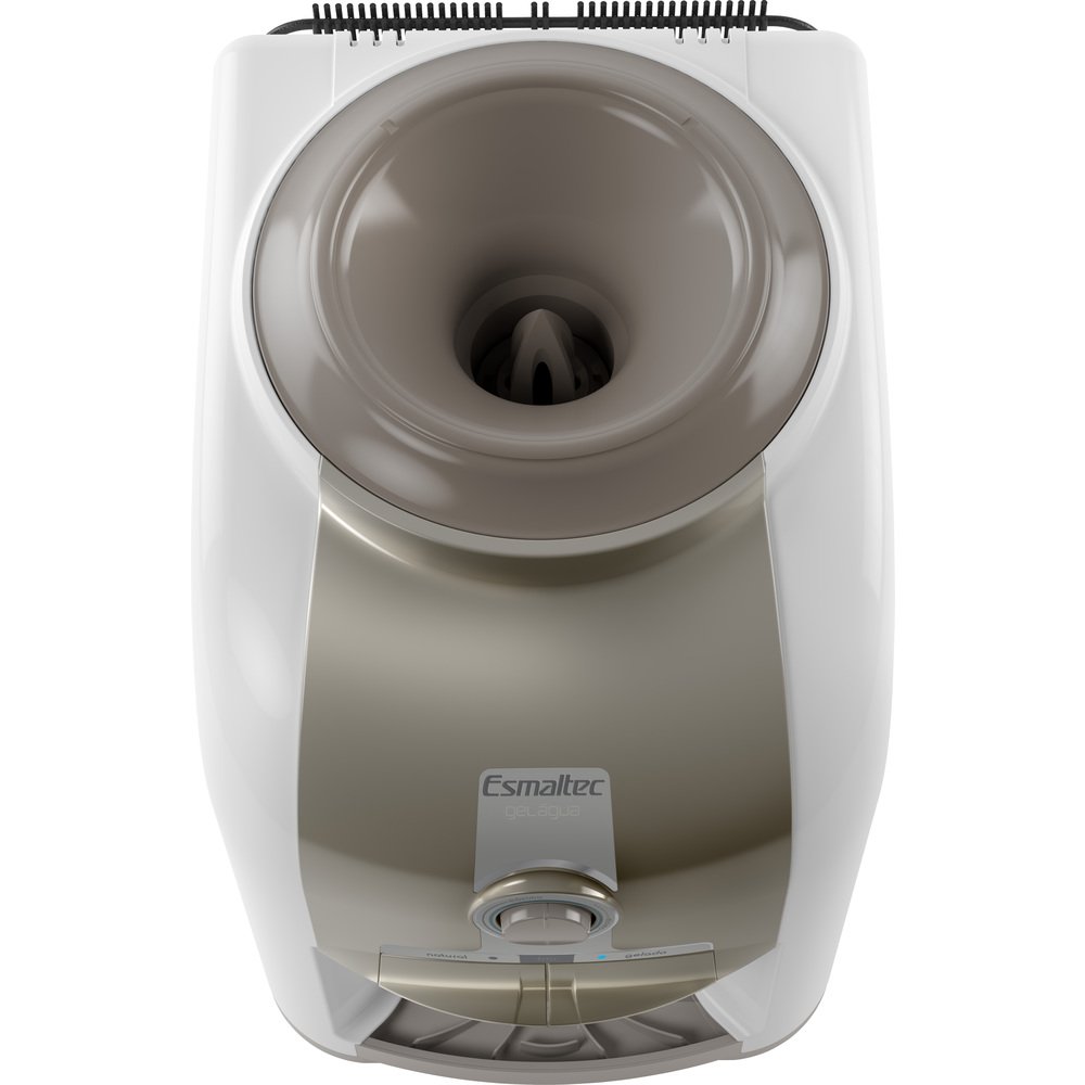 Bebedouro de Água de Mesa Esmaltec Gelagua EGM30 - com Compressor Branco/Cinza 110V