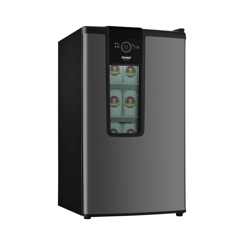 Cervejeira Consul 82L CZD12AT - Display na Porta com Controle de Temperatura, Titanium, 220V