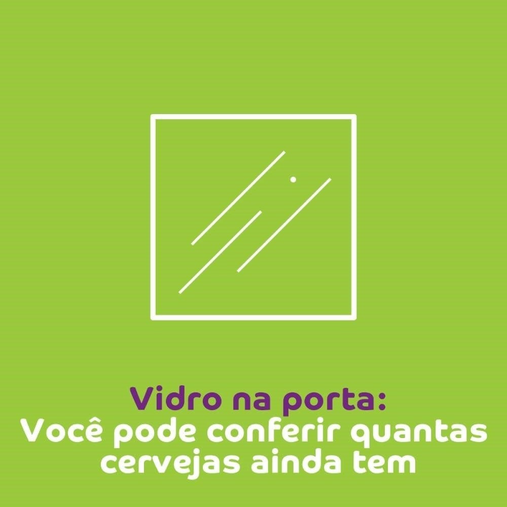 Cervejeira Consul 82L CZD12AT - Display na Porta com Controle de Temperatura, Titanium, 220V