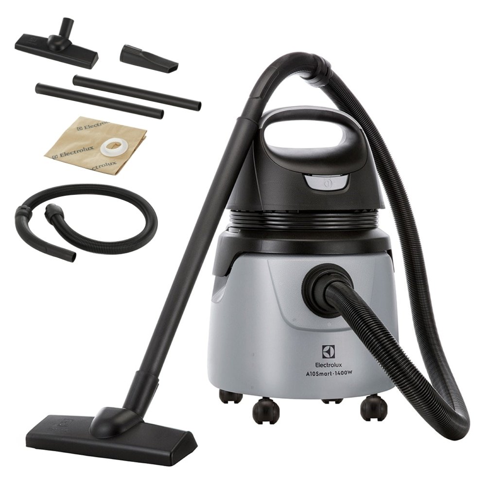 Aspirador de Pó e Água Electrolux A10N1 - 18 Litros, 1400W, Função Sopro, Protetor Térmico, Preto/Prata, 110V