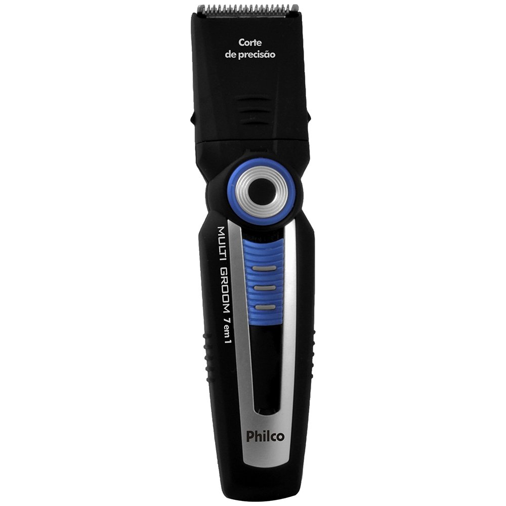 Aparador de Pelos Philco Multi Groom, 7 em 1, Sem Fio, Bivolt