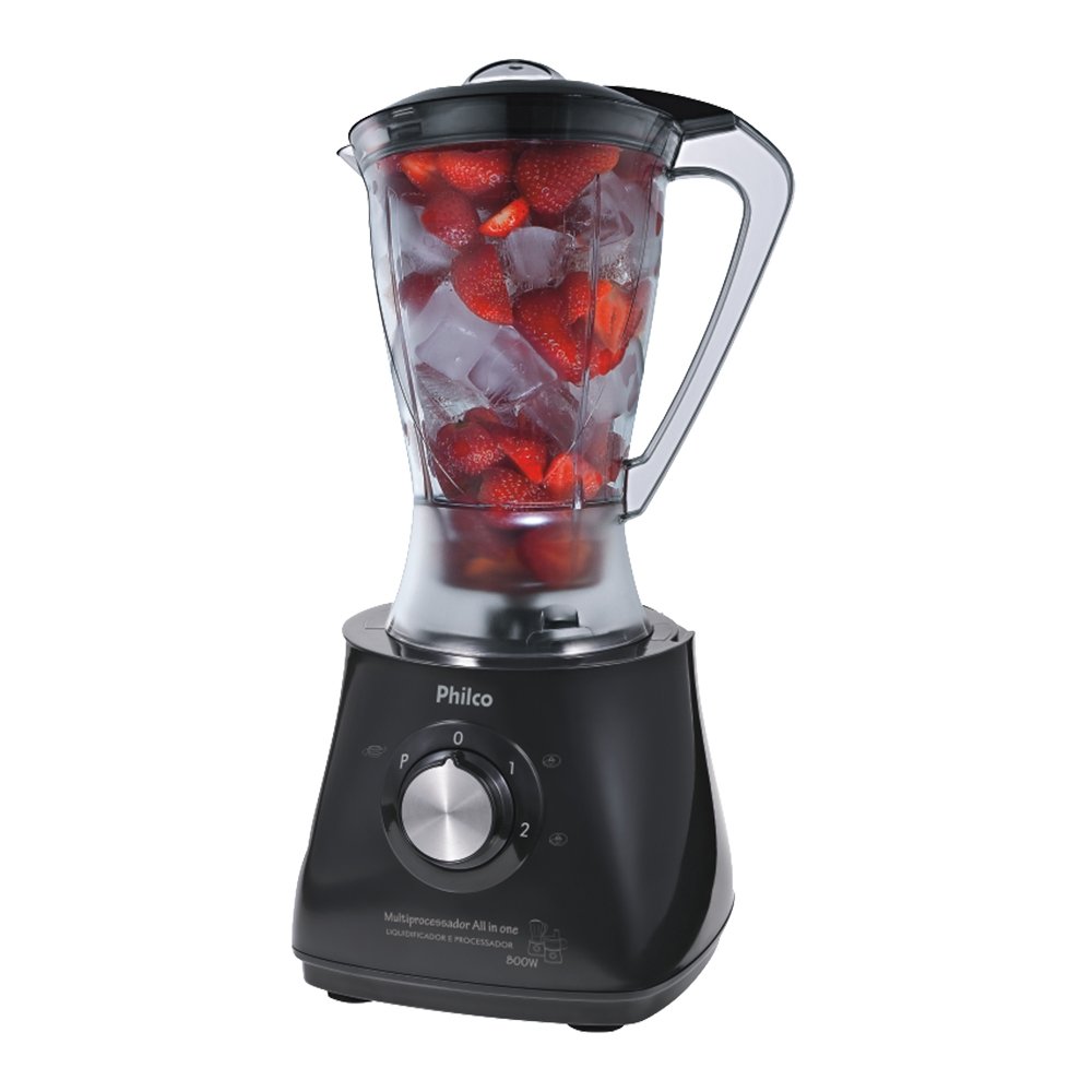 Processador de Alimentos Philco All In One PR - 2 Velocidades + Pulsar 800W, 110V