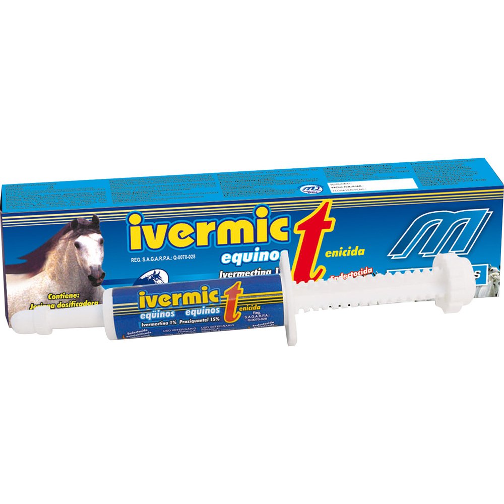 Ivermic T Ivermectina Microsules Pasta para Cavalos 12g
