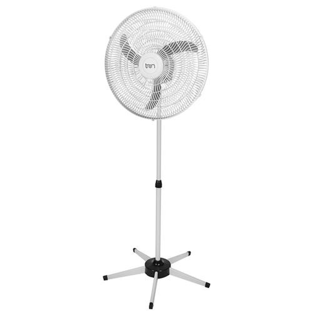 Ventilador de Coluna Tron Oscilante PP AT 60cm 3 Pás Branco Bivolt