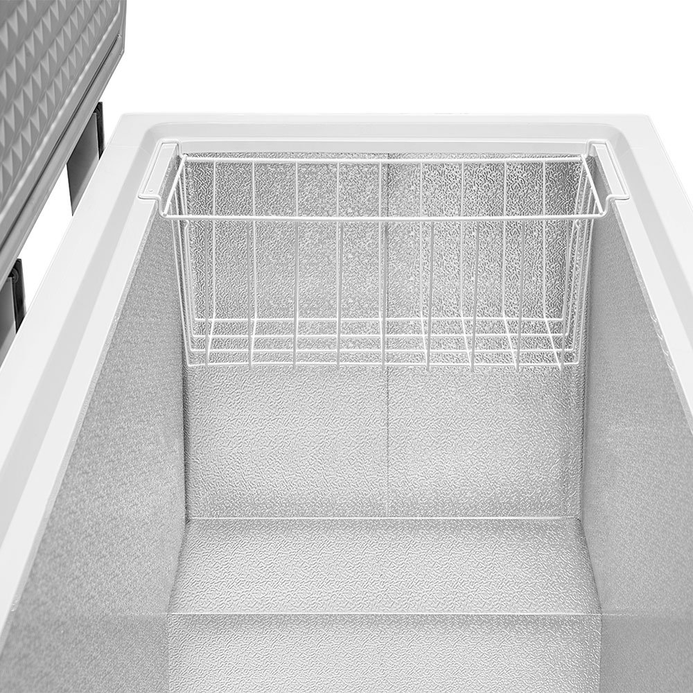 Freezer Horizontal Midea 295 Litros RCFA, Porta Metálica, 1 Tampa, Branco, 110V